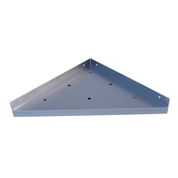 SS Corner Mounted Shelving (1.75"HX10"Sides)